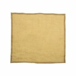 Neu 🎁 HK Living Leinenserviette - 2er-Set - 2 Stück à 45x45 Cm - Yellow 👏