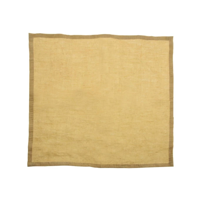 Neu 🎁 HK Living Leinenserviette - 2er-Set - 2 Stück à 45x45 Cm - Yellow 👏 1 Neu 🎁 HK Living Leinenserviette - 2er-Set - 2 Stück à 45x45 Cm - Yellow 👏