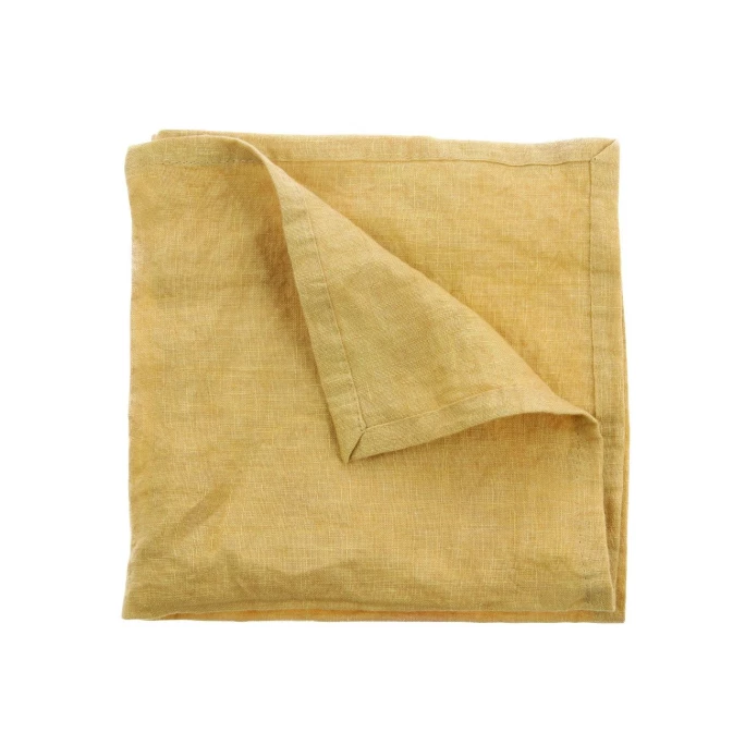 Neu 🎁 HK Living Leinenserviette - 2er-Set - 2 Stück à 45x45 Cm - Yellow 👏 2 Neu 🎁 HK Living Leinenserviette - 2er-Set - 2 Stück à 45x45 Cm - Yellow 👏 – Bild 2