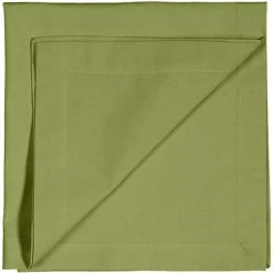 Rabatt ✨ Linum ROBERT Serviette - 4er Set - 45x45 Cm - Moss Green A18 ✨