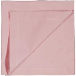Budget 💯 Linum ROBERT Serviette - 4er Set - 45x45 Cm - Dusty Pink D70 🌟