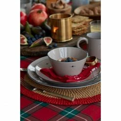 Auslauf 👏 Lexington Cotton Linen Side Stripes Serviette - 50x50 Cm - Red/white 🎉 -Pichler Shop unnamed file 865