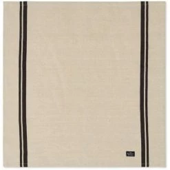 Angebote ⭐ Lexington Side Stripes Serviette - 50x50 Cm - Beige/dark Gray ❤️