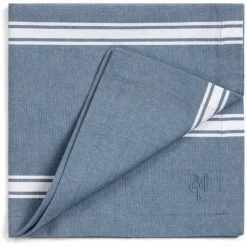 Am billigsten 🧨 Marc O'Polo Lovon Stoffserviette - 45x45 Cm - Smoke Blue 😀