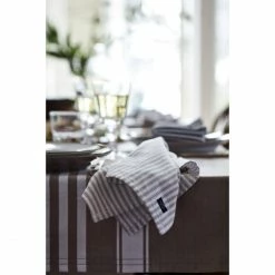 Brandneu ✨ LEXINGTON Icons Cotton Herringbone Striped Serviette - 50x50 Cm - Beige-white ✔️ -Pichler Shop unnamed file 923