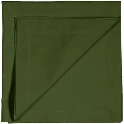 Neu 🧨 Linum ROBERT Serviette - 4er Set - 45x45 Cm - Dark Olive Green A93 🧨