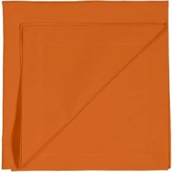 Brandneu 💯 Linum ROBERT Serviette - 4er Set - 45x45 Cm - Orange D50 ⌛
