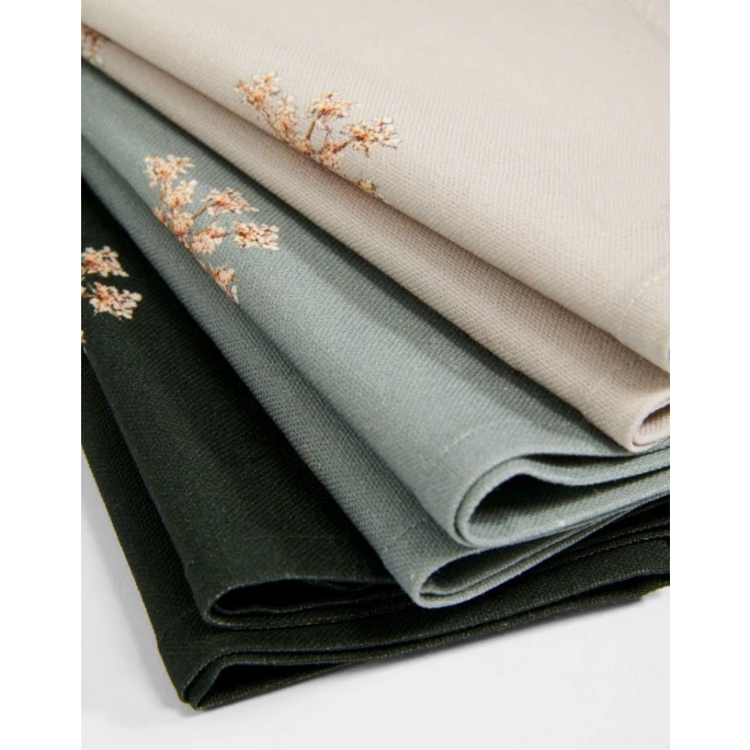 Großhandel 👏 ESSENZA HOME Essenza Lauren Servietten Im 4er-Set - 45x45 Cm - Stone Green ⌛ 4 Großhandel 👏 ESSENZA HOME Essenza Lauren Servietten Im 4er-Set - 45x45 Cm - Stone Green ⌛ – Bild 4