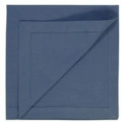 Budget 🎁 Linum ROBERT Serviette - 4er Set - 45x45 Cm - Deep Sea Blue C42 😉